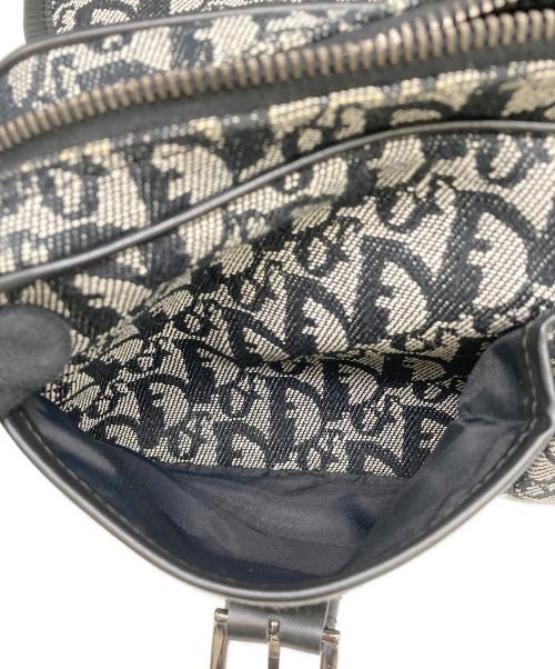 Christian Dior（クリスチャン ディオール）Christian Dior (クリスチャン ディオール) ショルダーバッグ グレー×ブラックの古着・服飾アイテム