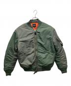 BEAMSビームス）の古着「MA-1ジャケット」｜オリーブ