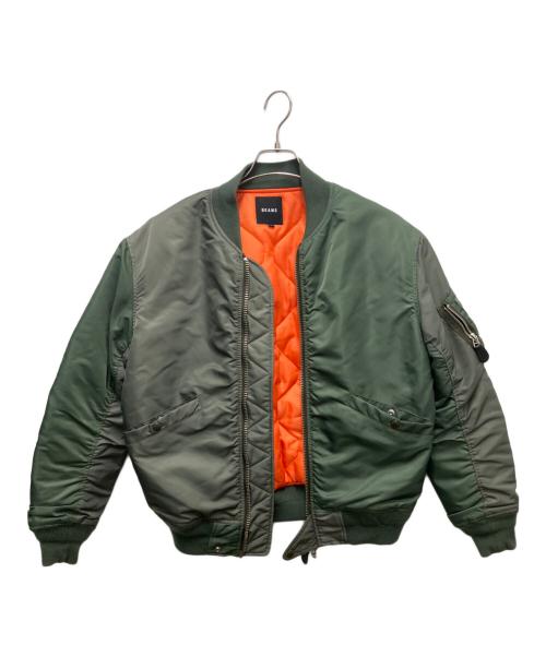 BEAMS（ビームス）BEAMS (ビームス) MA-1ジャケット オリーブ サイズ:Mの古着・服飾アイテム