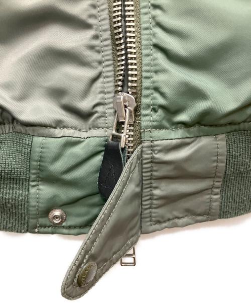 BEAMS（ビームス）BEAMS (ビームス) MA-1ジャケット オリーブ サイズ:Mの古着・服飾アイテム