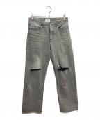 TANAKAタナカ）の古着「デニムパンツ」｜グレー