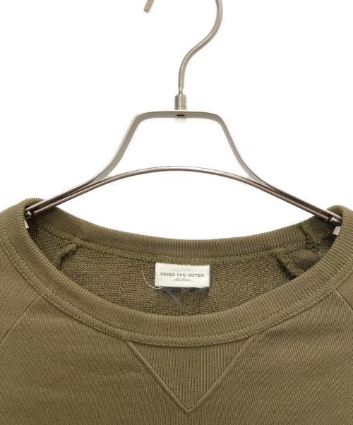 DRIES VAN NOTEN（ドリスヴァンノッテン）DRIES VAN NOTEN (ドリスヴァンノッテン) クルーネックスウェット ブラウン サイズ:SIZE Mの古着・服飾アイテム