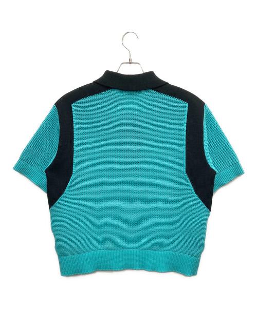 CULLNI（クルニ）CULLNI (クルニ) ニットポロシャツ ブルー サイズ:SIZE Sの古着・服飾アイテム