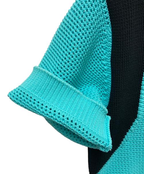 CULLNI（クルニ）CULLNI (クルニ) ニットポロシャツ ブルー サイズ:SIZE Sの古着・服飾アイテム