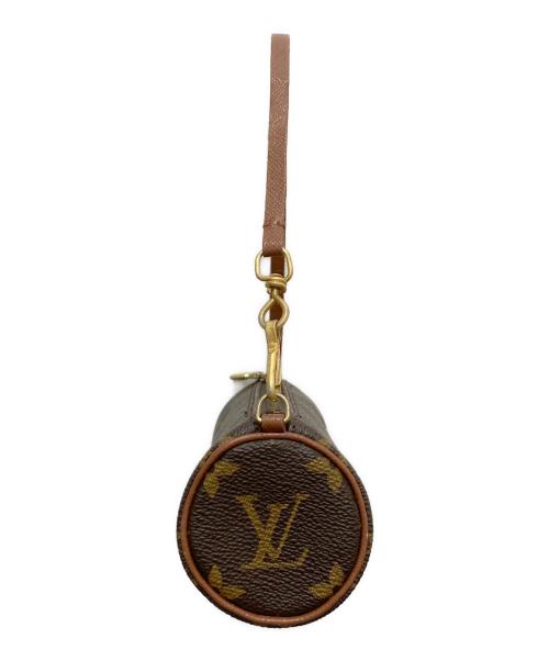 LOUIS VUITTON（ルイ ヴィトン）LOUIS VUITTON (ルイ ヴィトン) パピヨン付属ポーチ ブラウンの古着・服飾アイテム