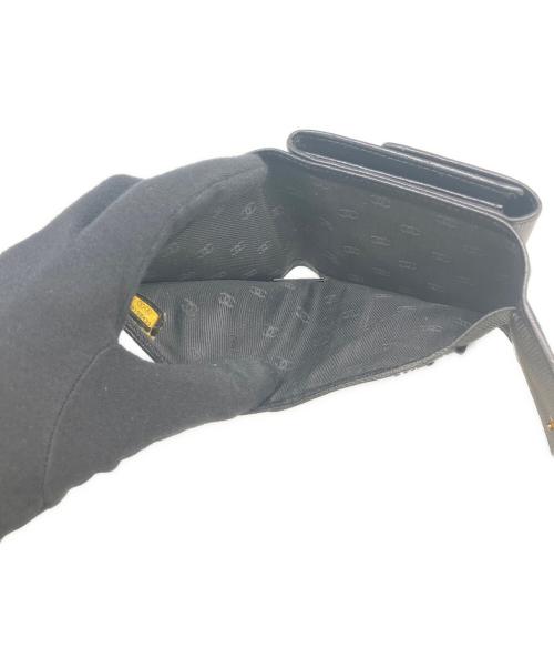 CHANEL（シャネル）CHANEL (シャネル) 3つ折り財布 ブラックの古着・服飾アイテム