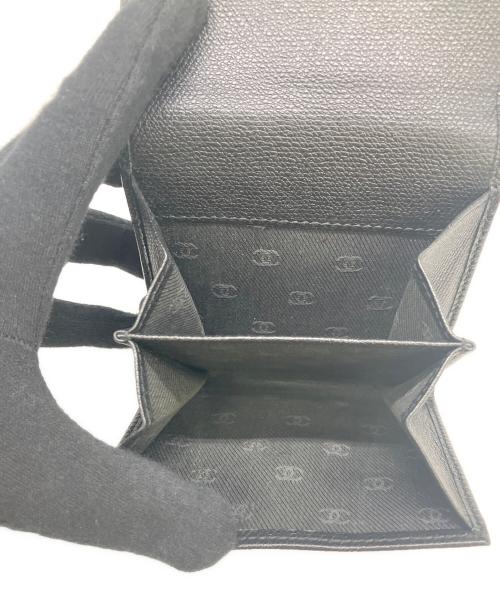 CHANEL（シャネル）CHANEL (シャネル) 3つ折り財布 ブラックの古着・服飾アイテム