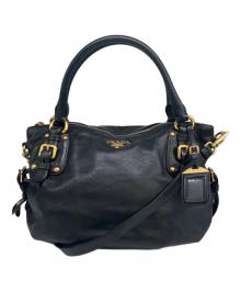 PRADA（プラダ）の古着「2WAYショルダーバッグ」｜ブラウン