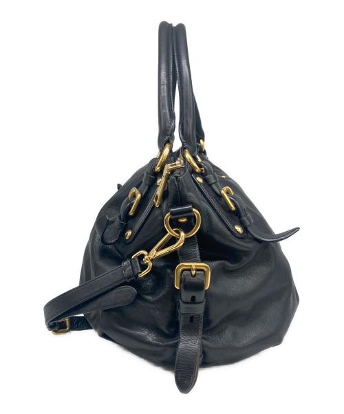 PRADA（プラダ）PRADA (プラダ) 2WAYショルダーバッグ ブラウンの古着・服飾アイテム