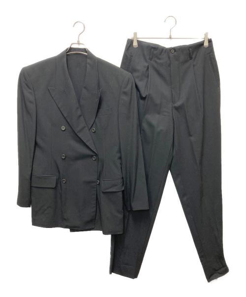 Jean Paul Gaultier homme（ジャンポールゴルチェオム）Jean Paul Gaultier homme (ジャンポールゴルチェオム) ダブルスーツ ブラック サイズ:-の古着・服飾アイテム