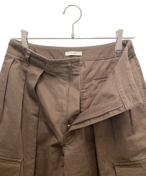 CLANE（クラネ）CLANE (クラネ) カーゴパンツ ブラウン サイズ:SIZE 1の古着・服飾アイテム