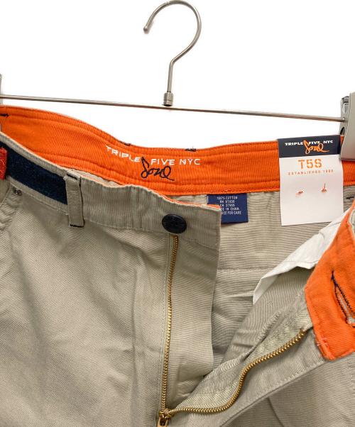 TRIPLE FIVE SOUL（トリプルファイブソウル）TRIPLE FIVE SOUL (トリプルファイブソウル) パラシュートカーゴパンツ ベージュ サイズ:SIZE 81cm (W32)の古着・服飾アイテム