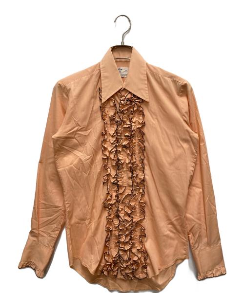 After Six（アフターシックス）After Six (アフターシックス) フリルシャツ オレンジ サイズ:SIZE S4（S～Mサイズ相当）の古着・服飾アイテム