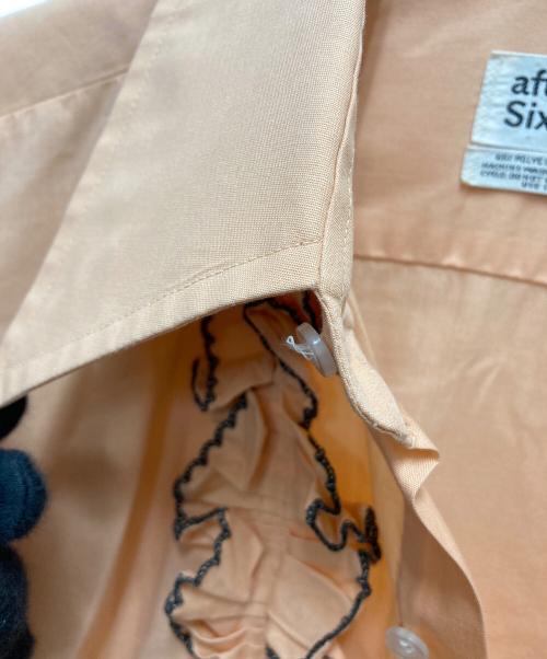 After Six（アフターシックス）After Six (アフターシックス) フリルシャツ オレンジ サイズ:SIZE S4（S～Mサイズ相当）の古着・服飾アイテム
