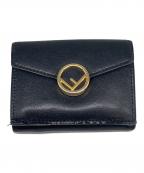 FENDIフェンディ）の古着「コンパクトウォレット」｜ブラック