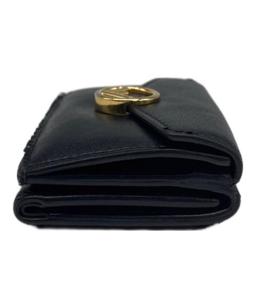 FENDI（フェンディ）FENDI (フェンディ) コンパクトウォレット ブラックの古着・服飾アイテム