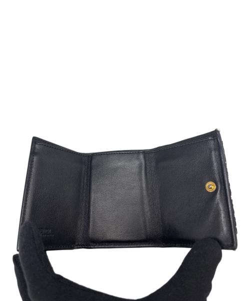 FENDI（フェンディ）FENDI (フェンディ) コンパクトウォレット ブラックの古着・服飾アイテム