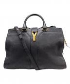 Yves Saint Laurentイヴサンローラン）の古着「2WAYショルダーバッグ」｜ブラック