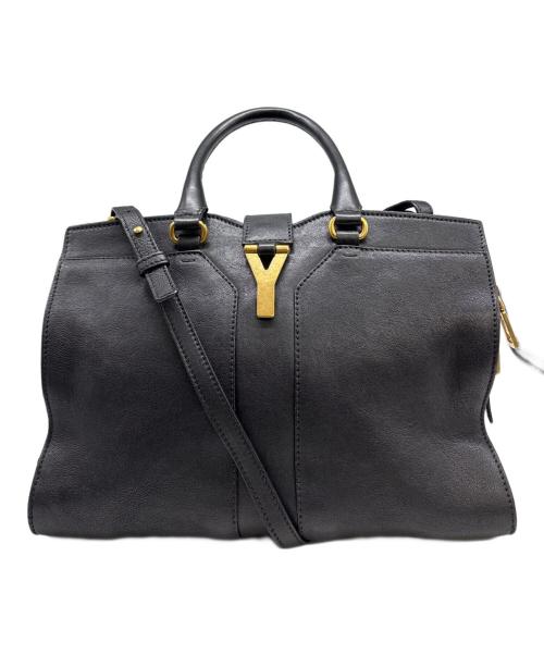 Yves Saint Laurent（イヴサンローラン）Yves Saint Laurent (イヴサンローラン) 2WAYショルダーバッグ ブラックの古着・服飾アイテム