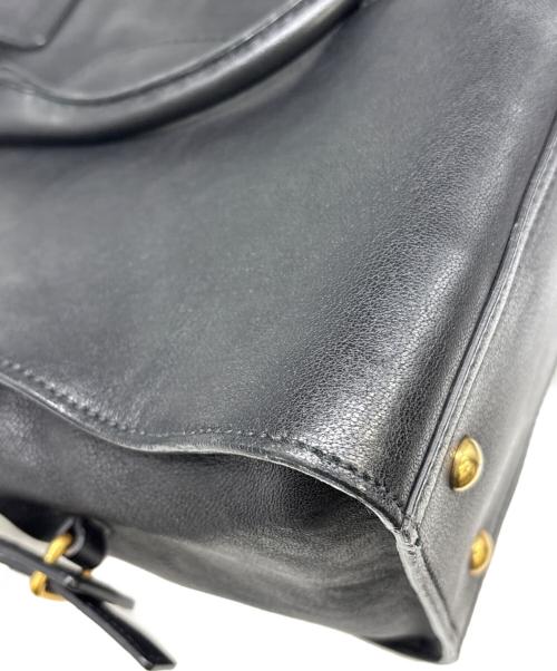 Yves Saint Laurent（イヴサンローラン）Yves Saint Laurent (イヴサンローラン) 2WAYショルダーバッグ ブラックの古着・服飾アイテム