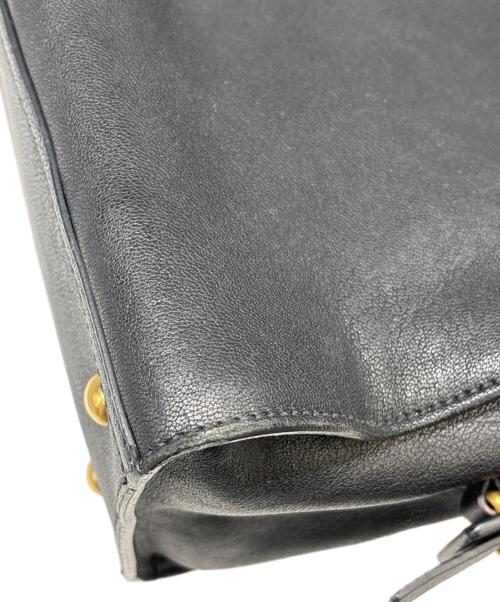 Yves Saint Laurent（イヴサンローラン）Yves Saint Laurent (イヴサンローラン) 2WAYショルダーバッグ ブラックの古着・服飾アイテム