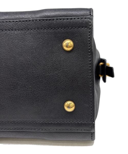 Yves Saint Laurent（イヴサンローラン）Yves Saint Laurent (イヴサンローラン) 2WAYショルダーバッグ ブラックの古着・服飾アイテム
