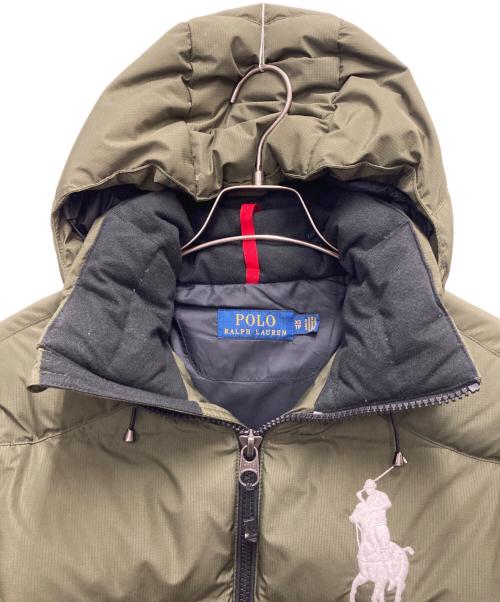 POLO RALPH LAUREN（ポロ・ラルフローレン）POLO RALPH LAUREN (ポロ・ラルフローレン) ダウンジャケット グリーン サイズ:SIZE XSの古着・服飾アイテム