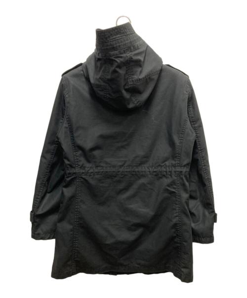 BURBERRY BLACK LABEL（バーバリーブラックレーベル）BURBERRY BLACK LABEL (バーバリーブラックレーベル) ライナー付モッズコート ブラック サイズ:SIZE Lの古着・服飾アイテム