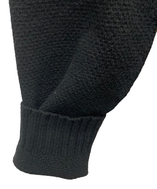 STONE ISLAND（ストーンアイランド）STONE ISLAND (ストーンアイランド) ラムウールフード付きジップセーター ブラック サイズ:XLの古着・服飾アイテム