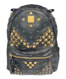 MCM（エムシーエム）の古着「スタッズ リュックサック」｜ブラック