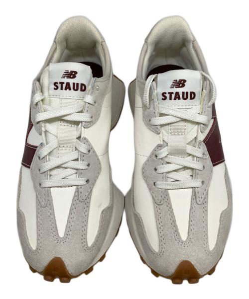 NEW BALANCE（ニューバランス）NEW BALANCE (ニューバランス) STAUD (スタウド) ローカットスニーカー ホワイト サイズ:SIZE 22cmの古着・服飾アイテム