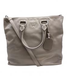 PRADA（プラダ）の古着「2WAYショルダーバッグ」｜グレー