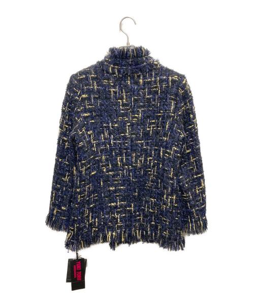YUKI TORII（ユキ トリイ）YUKI TORII (ユキ トリイ) ツイードジャケット ネイビー サイズ:SIZE40の古着・服飾アイテム