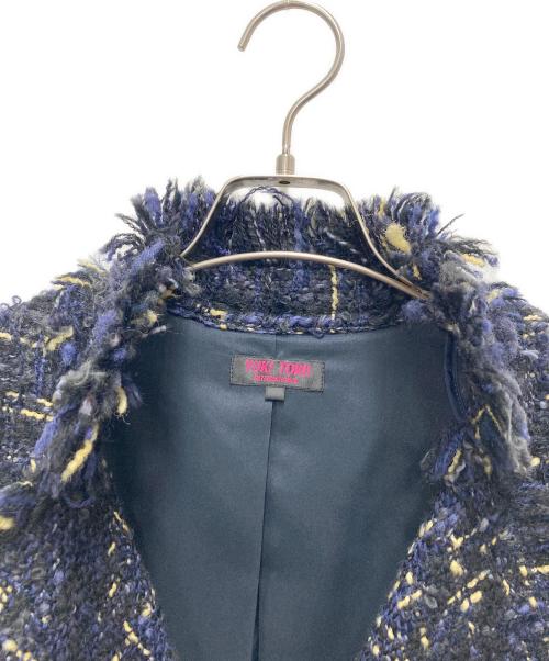 YUKI TORII（ユキ トリイ）YUKI TORII (ユキ トリイ) ツイードジャケット ネイビー サイズ:SIZE40の古着・服飾アイテム