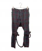 Vivienne Westwoodヴィヴィアンウエストウッド）の古着「ボンテージパンツ」｜グリーン