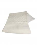 FENDIフェンディ）の古着「ズッキーノ柄マフラー」｜ホワイト