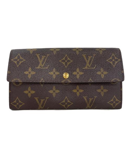 LOUIS VUITTON（ルイ ヴィトン）LOUIS VUITTON (ルイ ヴィトン) 長財布 ブラウンの古着・服飾アイテム