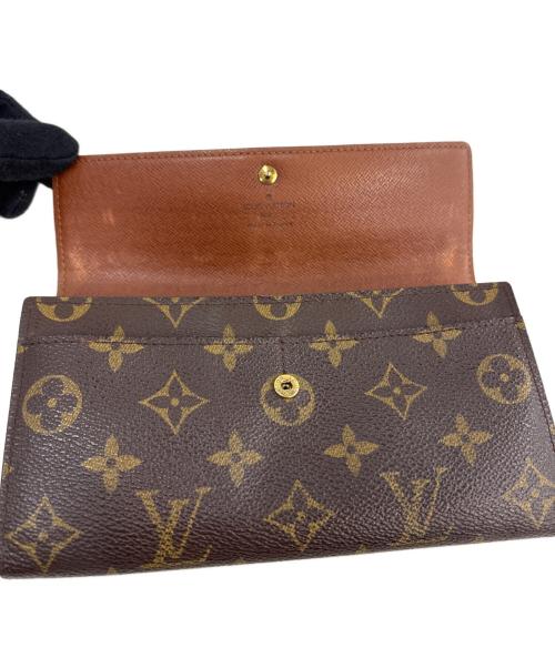 LOUIS VUITTON（ルイ ヴィトン）LOUIS VUITTON (ルイ ヴィトン) 長財布 ブラウンの古着・服飾アイテム