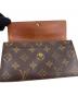 中古・古着 LOUIS VUITTON (ルイ ヴィトン) 長財布 ブラウン：18000円