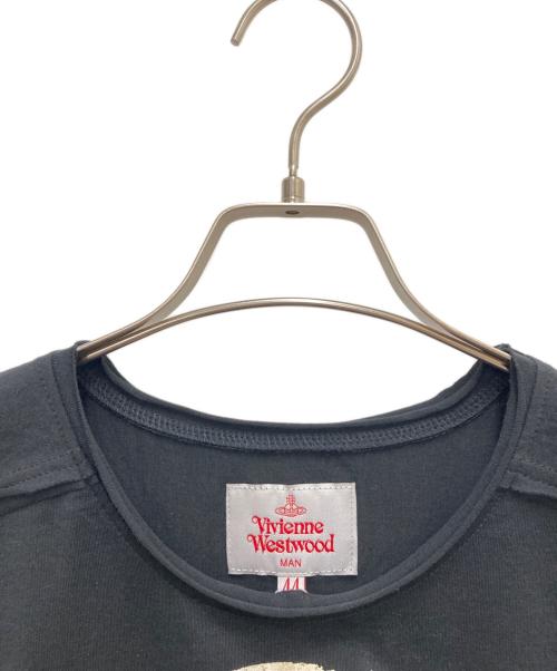 Vivienne Westwood（ヴィヴィアンウエストウッド）Vivienne Westwood (ヴィヴィアンウエストウッド) 半袖カットソー ブラック サイズ:SIZE44の古着・服飾アイテム