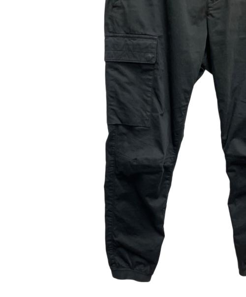 STONE ISLAND（ストーンアイランド）STONE ISLAND (ストーンアイランド) ガーメントダイ テーパード カーゴパンツ ブラック サイズ:SIZE 83.5cm (W33)の古着・服飾アイテム