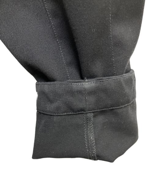 STONE ISLAND（ストーンアイランド）STONE ISLAND (ストーンアイランド) Logo-Appliqued Gabardine Overshirt ブラック サイズ:SIZE XLの古着・服飾アイテム