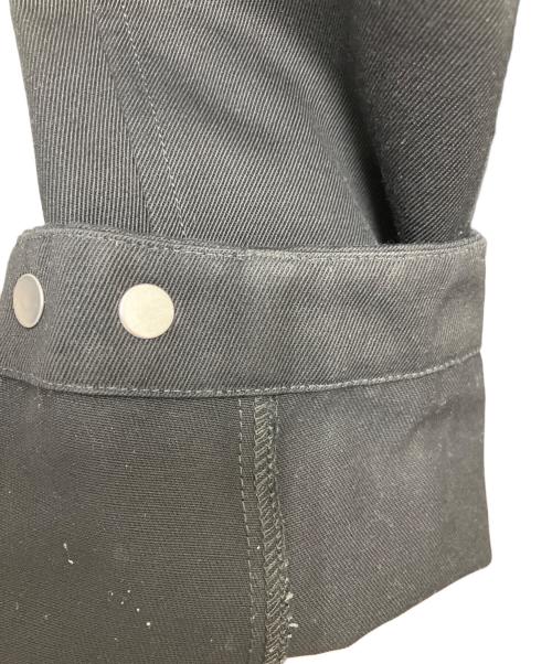 STONE ISLAND（ストーンアイランド）STONE ISLAND (ストーンアイランド) Logo-Appliqued Gabardine Overshirt ブラック サイズ:SIZE XLの古着・服飾アイテム