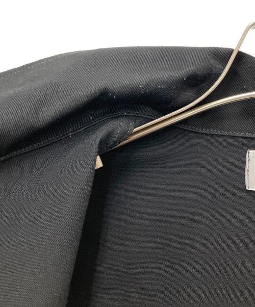 STONE ISLAND（ストーンアイランド）STONE ISLAND (ストーンアイランド) Logo-Appliqued Gabardine Overshirt ブラック サイズ:SIZE XLの古着・服飾アイテム