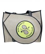 Kate Spadeケイトスペード）の古着「ラケットトートバッグ」｜ホワイト