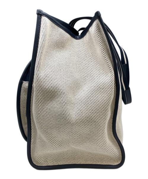 Kate Spade（ケイトスペード）Kate Spade (ケイトスペード) ラケットトートバッグ ホワイトの古着・服飾アイテム