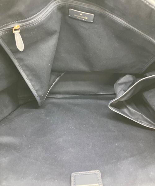 Kate Spade（ケイトスペード）Kate Spade (ケイトスペード) ラケットトートバッグ ホワイトの古着・服飾アイテム