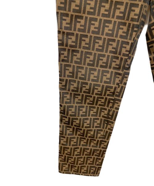 FENDI（フェンディ）FENDI (フェンディ) ズッカ柄パンツ ブラウン サイズ:SIZE 36の古着・服飾アイテム