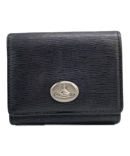 Vivienne Westwood（ヴィヴィアンウエストウッド）Vivienne Westwood (ヴィヴィアンウエストウッド) 3つ折り財布 ブラックの古着・服飾アイテム