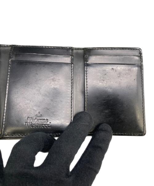 Vivienne Westwood（ヴィヴィアンウエストウッド）Vivienne Westwood (ヴィヴィアンウエストウッド) 3つ折り財布 ブラックの古着・服飾アイテム